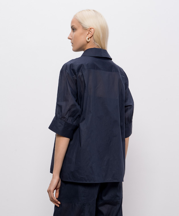 Jil Sander Синяя рубашка J01DL0162J45326 изображение 4