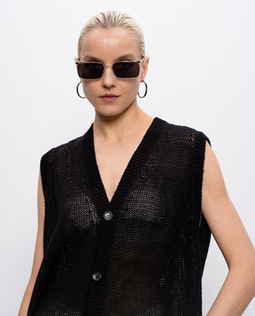 Off-White Золотисті сонцезахисні окуляри з гравіюванням логотипа OFF OW2031760759