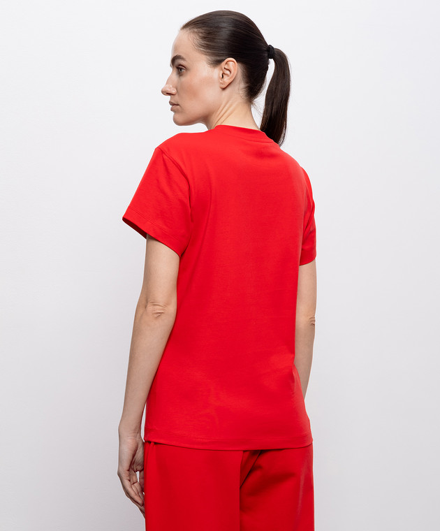 Parajumpers Красная футболка с патчем логотипа Sabella 26SPWTSER33 изображение 4