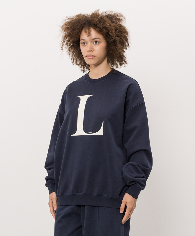 Vetements Синий свитшот с принтом MH27CN181N изображение 3