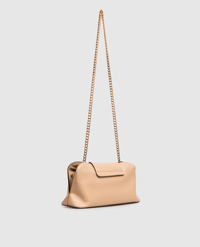 Versace Бежевая кожаная сумка Vivian 10254731A17449
