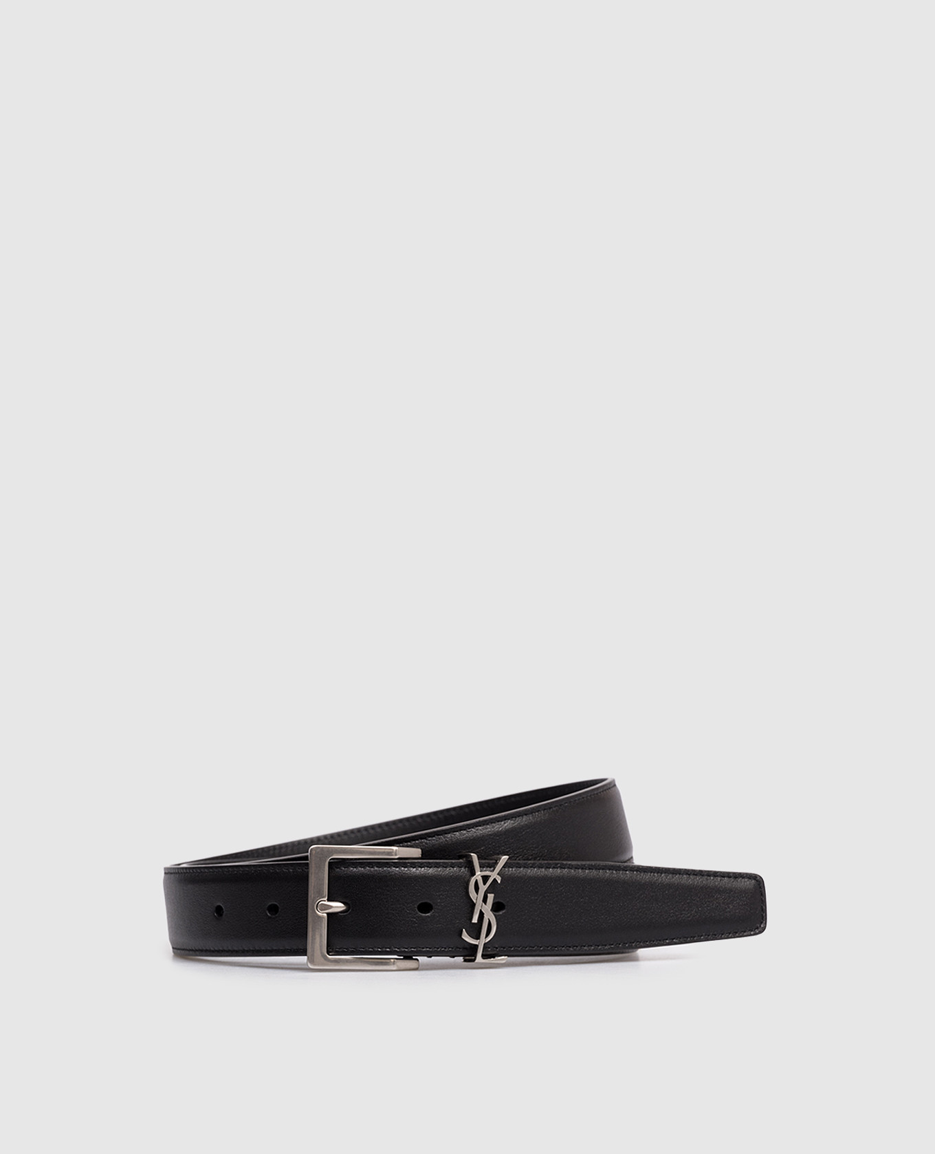 

Черный кожаный ремень CASSANDRE, Ремни