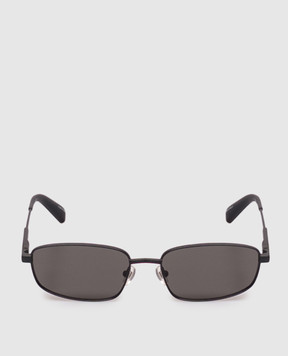 Jacquemus Черные очки с гравировкой логотипа JAC121C3SUN