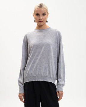 Sofie D`Hoore Сірий меланжевий джемпер MUSCAT з вовни MUSCATYMER