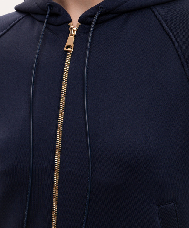 Moncler Синяя спортивная куртка L20938G0001389A66 изображение 5