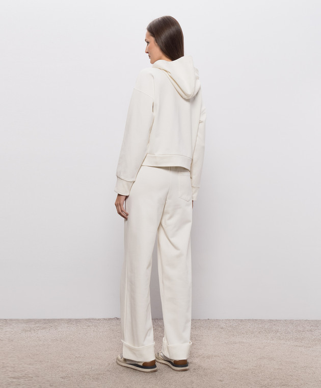 Twinset Спортивный костюм цвета айвори 262LI2ZBB изображение 4