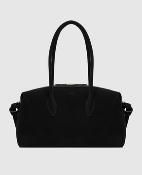 YUZEFI Чорна замшева сумка BRIOCHE BRIOCHEDUFFLE