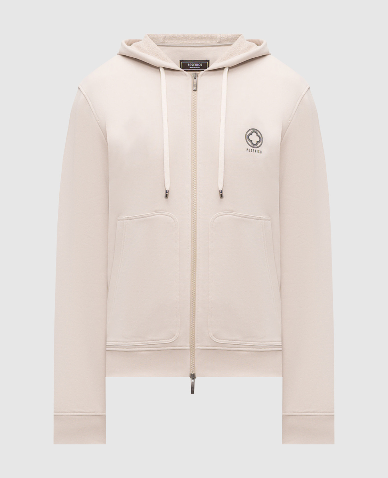 Бежевая спортивная куртка