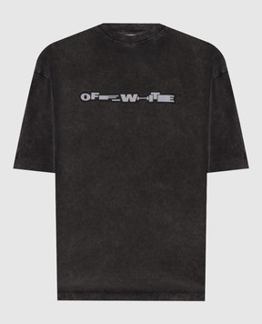 Off-White Серая футболка Baseball Arrow 44MAA120F5J00W