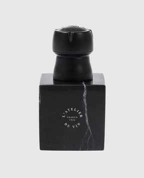 L`atelier du vin Чорна пробка для ігристого вина Bubble з підставкою із мармуру 095388