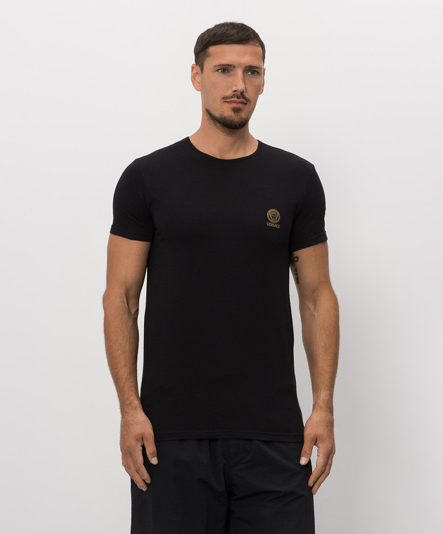 Versace Набор черных футболок Medusa AU101931A18907 изображение 2