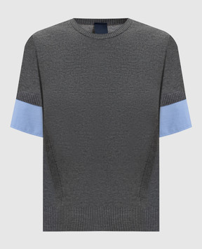 Juun.j Сірий топ JW6351W023