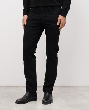 Tom Ford Чорні джинси з патчем логотипа DPH001DMC084
