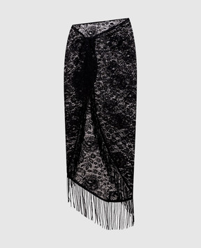 Venuja Черное парео BOHEMIA из кружева SR010A