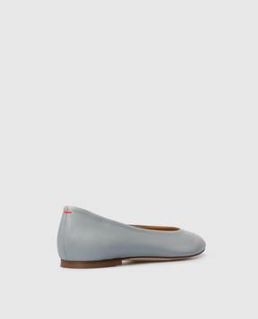 Aeyde Блакитні шкіряні балетки Ellie FL0176001233126