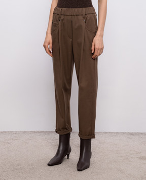 Brunello Cucinelli Коричневі джинси MP126P8417