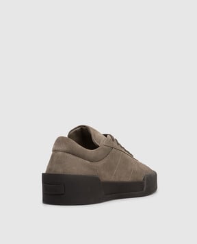 Fear of God Коричневі замшеві кросівки з логотипом FG25FW80101SUE