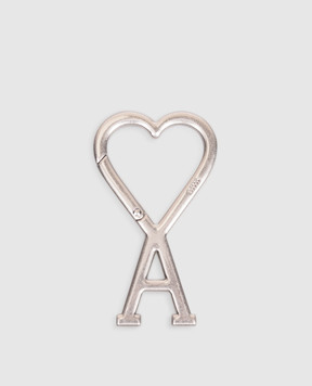 Ami Paris Серебристый брелок Ami de Coeur UKR907369