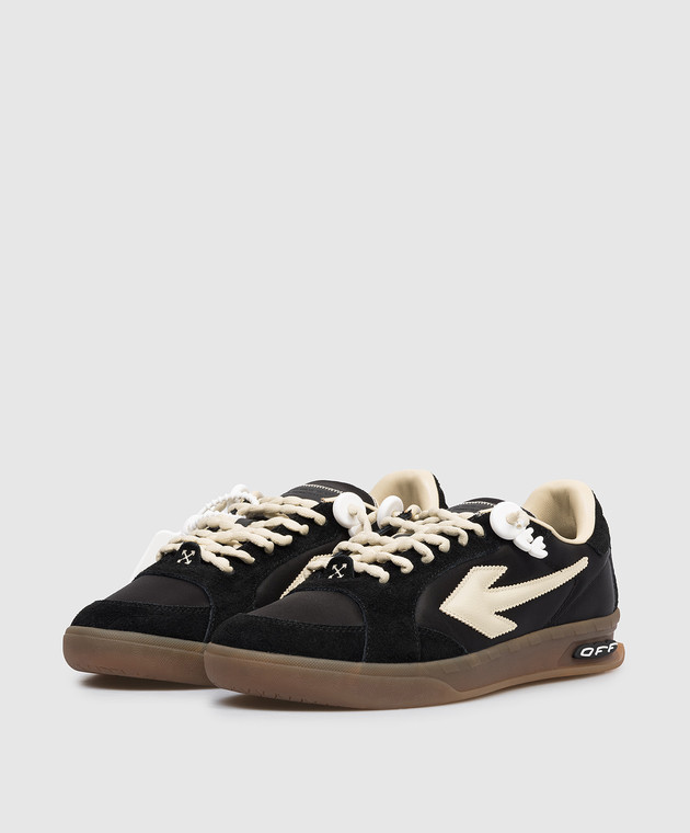Off-White Чорні комбіновані кросівки End Of Play OMIA2ALS26FAB002 зображення 2