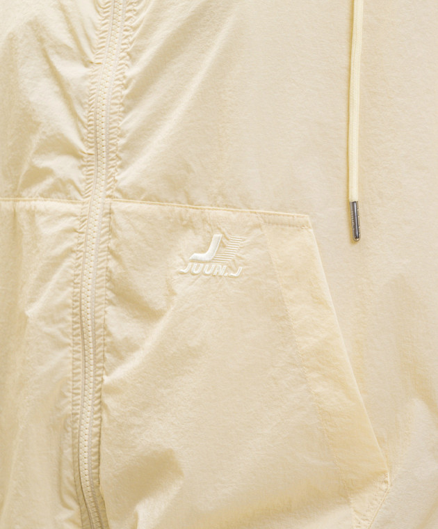 Juun.j Желтая ветровка с вышивкой логотипа JW6339W020 изображение 5