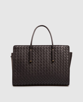 Bottega Veneta Коричневая кожаная сумка Barbara 875932V5KD0