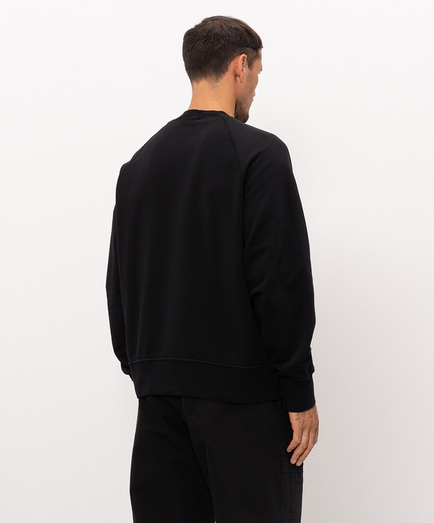Stone Island Чорний світшот з патчем логотипа L2S156100008S0051 зображення 4