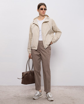 Peserico Коричневі штани A04629U01037