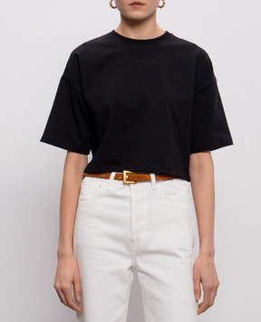 Balmain Коричневый замшевый ремень Anthem GN0WJ191LSDD