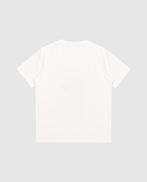 Brunello Cucinelli Дитяча біла футболка з принтом Air B0B13T186C