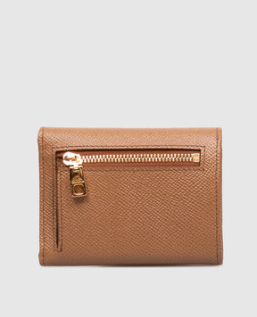 Dolce&Gabbana Коричневый кожаный портмоне Dauphine BI0770A1001
