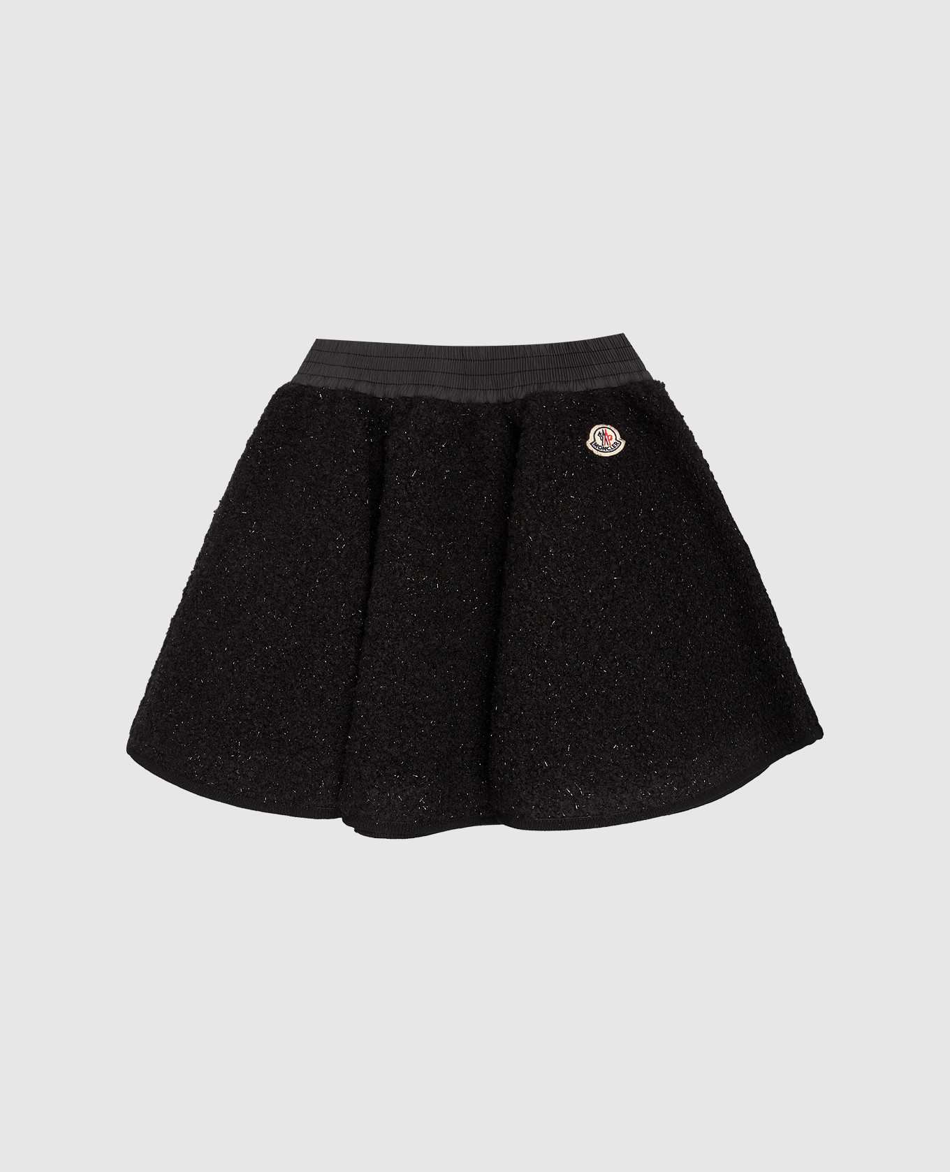 

Детская черная юбка с люрексом, Черный, Юбки Миди