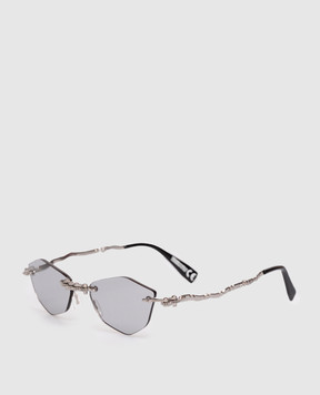 Kuboraum Сріблясті складні сонцезахисні окуляри H48 KRSH48SI0000004G