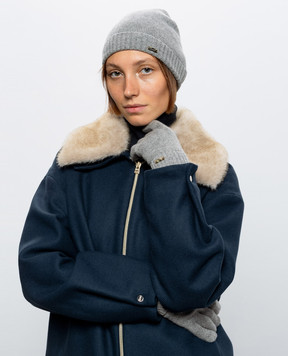 Herno Серые перчатки из кашемира GUA00004D71047