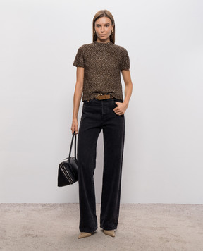 3.1 Phillip Lim Коричневий топ з вовною F26170634MWB