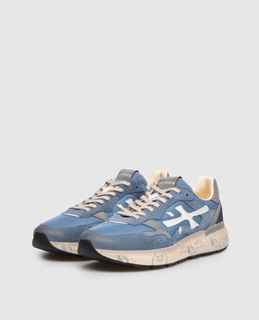 Premiata Сині комбіновані кросівки MICK MICK01