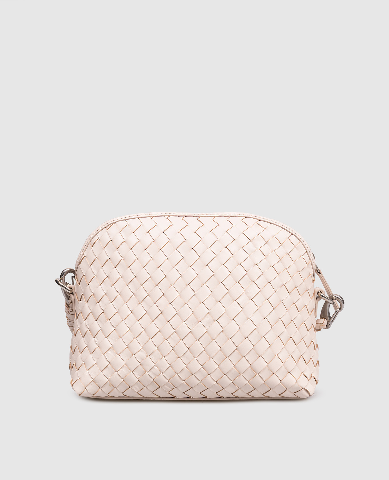 Розовая кожаная сумка Fellini