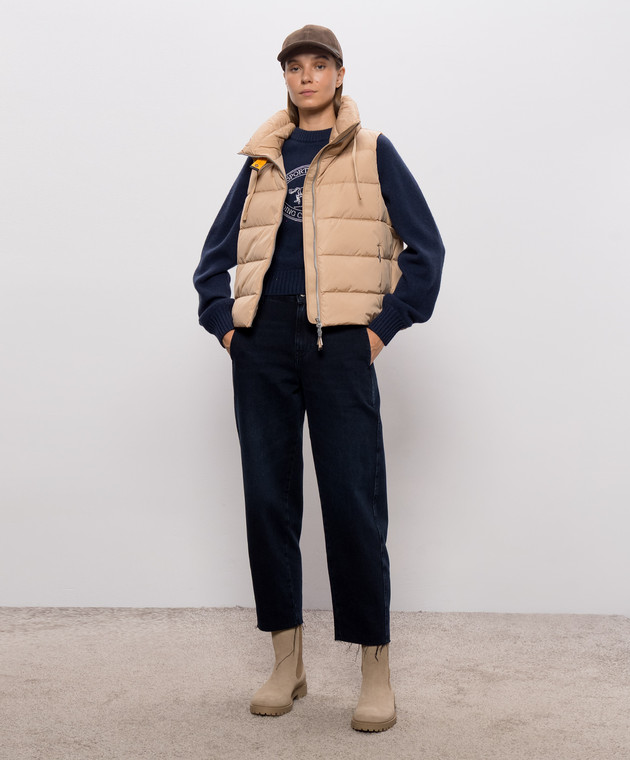 Parajumpers Бежевий пуховий жилет Nolene 26WPWPUTT31 зображення 2