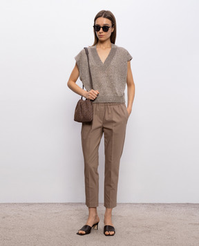 Brunello Cucinelli Коричневі штани M0F70P1673