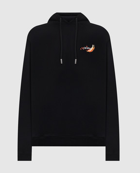 Off-White Черный худи Fruits Arrow с логотипом 2BB035F25FLE001