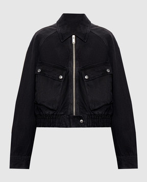 3.1 Phillip Lim Чорна джинсова куртка F26160952MDD