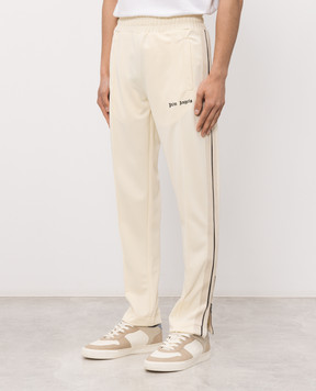 Palm Angels Спортивные штаны цвета айвори PMCJ020S26FAB001