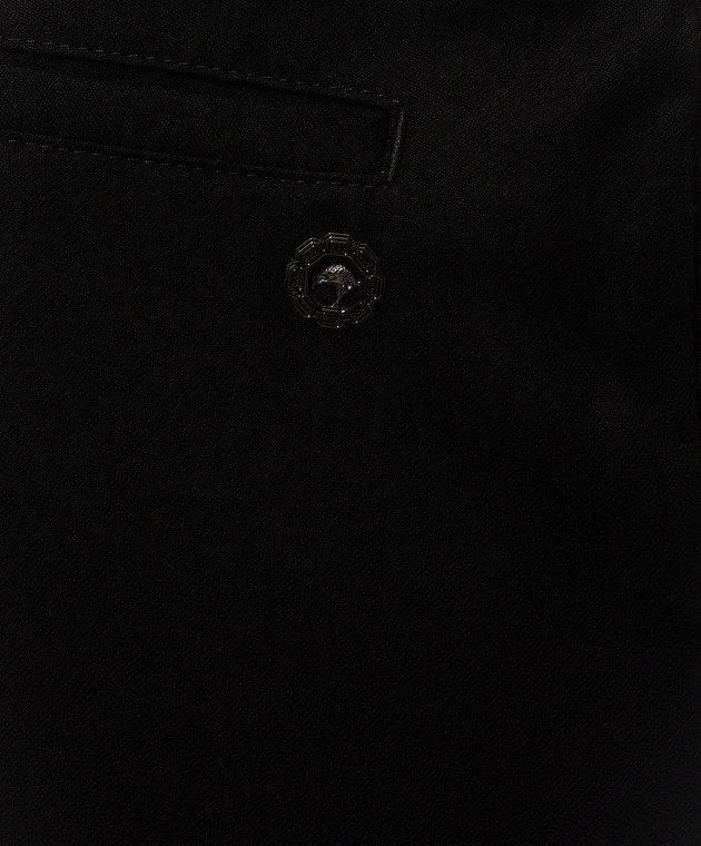 Stefano Ricci Черные брюки из шерсти M8T63B0180T6054 изображение 5