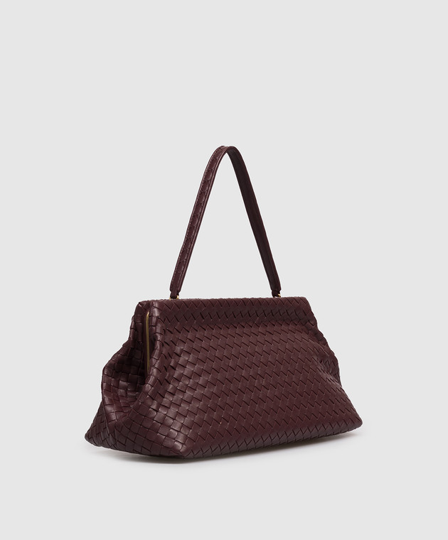 Bottega Veneta Бордовая кожаная сумка The 1998 868128V5KD0 изображение 3