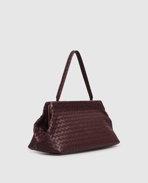 Bottega Veneta Бордова шкіряна сумка The 1998 868128V5KD0