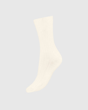 Wolford Шкарпетки кольору айворі 90 den 45043