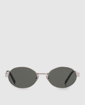 Saint Laurent Серебристые очки 692 779851Y9902