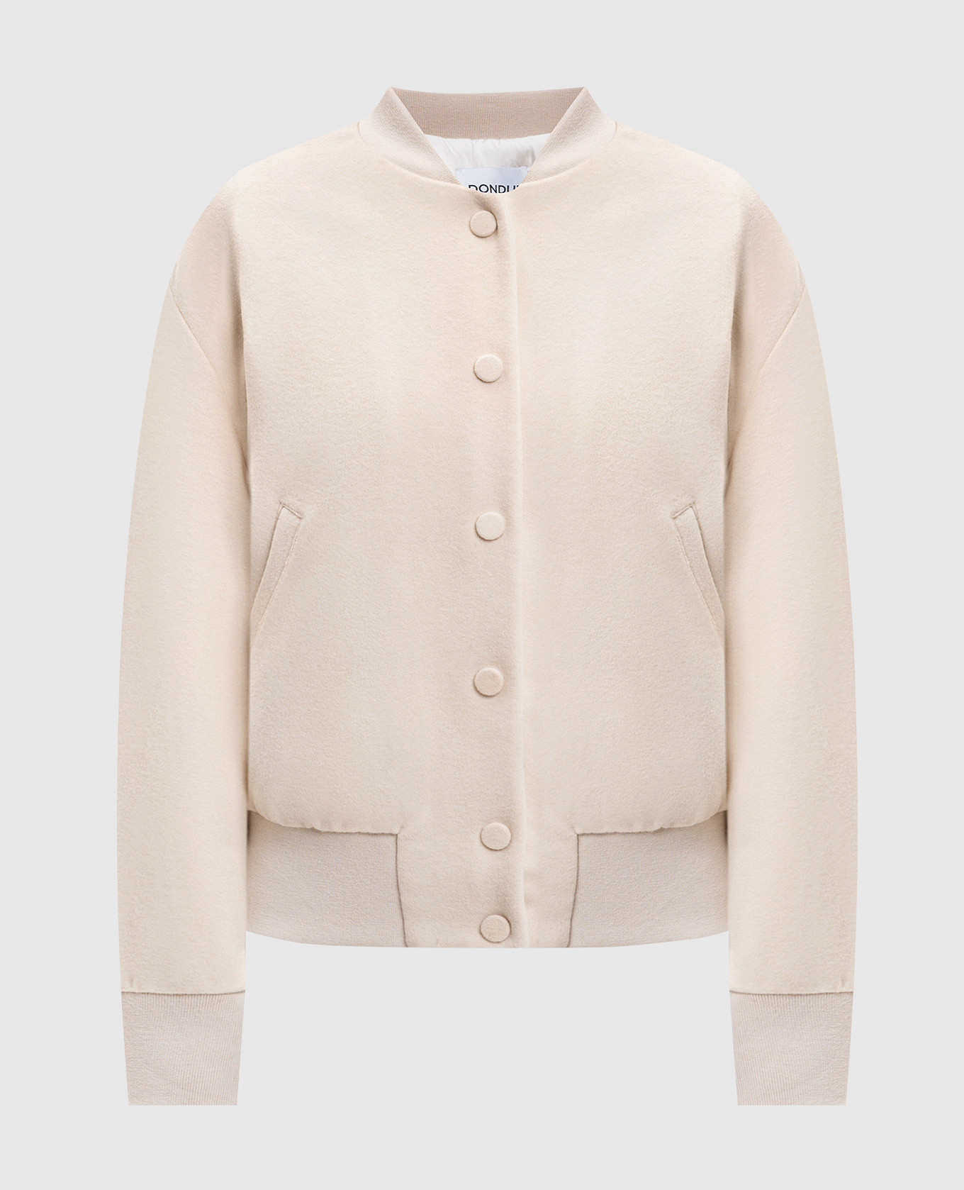 

Бежевый бомбер из шерсти и кашемира, Бомберы