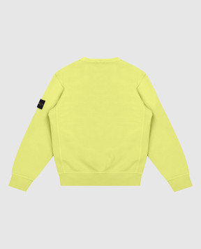 Stone Island Дитячий зелений світшот з логотипом L1S166100005S004068