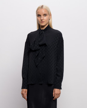 Etro Черная блузка с шелком WRIA007799TJAA2