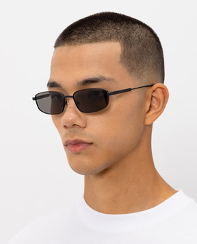 Jacquemus Черные очки с гравировкой логотипа JAC121C3SUN